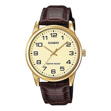 Relógio Casio Masculino MTP-V001GL-9BUDF Menor preço em Relógio Casio Masculino MTP-V001GL-9BUDF