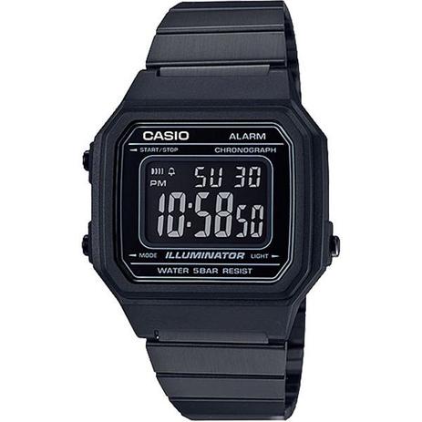 Relógio Casio Retrô Digital Vintage B650WB-1BDF Alarme Cronômetro Menor preço em Relógio Casio Retrô Digital Vintage B650WB-1BDF Alarme Cronômetro