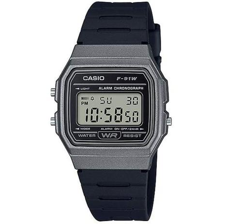 Relógio CASIO unissex digital borracha F-91WM-1BDF - Relógio Feminino -  Magazine Luiza