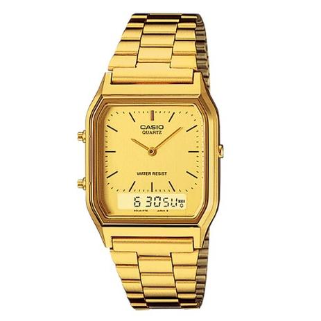 Relógio Casio Unissex Vintage AQ-230GA-9DMQ Menor preço em Relógio Casio Unissex Vintage AQ-230GA-9DMQ