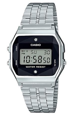 Relógio Casio Vintage Diamonds A159WAD-1DF Menor preço em Relógio Casio Vintage Diamonds A159WAD-1DF