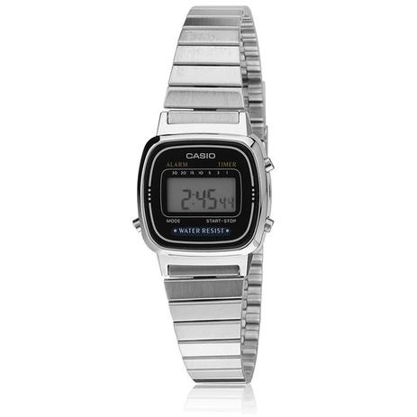 Relógio Casio Vintage Digital Feminino LA670WA-1DF Menor preço em Relógio Casio Vintage Digital Feminino LA670WA-1DF