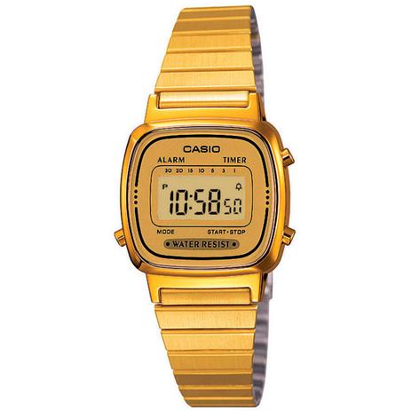 Relógio Casio Vintage - La670wga-9df Menor preço em Relógio Casio Vintage - La670wga-9df
