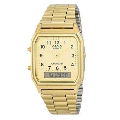 Relógio Casio Vintage Unisex Aq-230ga-9bmq Menor preço em Relógio Casio Vintage Unisex Aq-230ga-9bmq