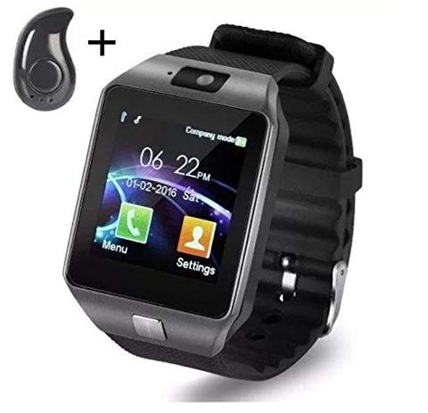 Relógio Celular Dz09 Chip Câmera Smartwatch 2018 + Brinde Mini Fone Bluetooth Preto - A1 Menor preço em Relógio Celular Dz09 Chip Câmera Smartwatch 2018 + Brinde Mini Fone Bluetooth Preto - A1