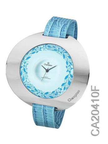 Relógio Champion CA20410F Azul/Prata Menor preço em Relógio Champion CA20410F Azul/Prata