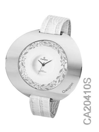 Relógio Champion Ca20410s Prata/Branco Menor preço em Relógio Champion Ca20410s Prata/Branco