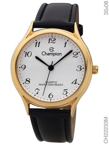 Relógio Champion Couro Feminino 50 metros Ch22233m é boa?
