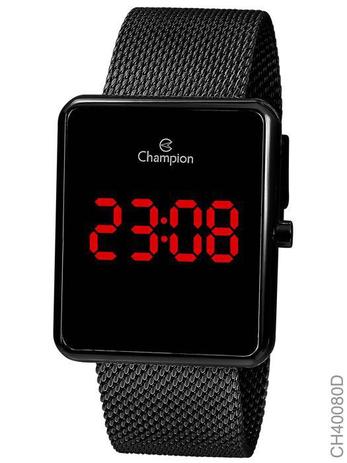 Relógio Champion Digital CH40080D Preto pulseira aço - Relógio de Pulso -  Magazine Luiza