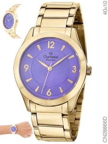 Relógio Champion Dourado Feminino Cn28866d Menor preço em Relógio Champion Dourado Feminino Cn28866d