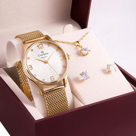 Relógio Champion Elegance CN25716B Dourado - Relógio de Pulso - Magazine  Luiza
