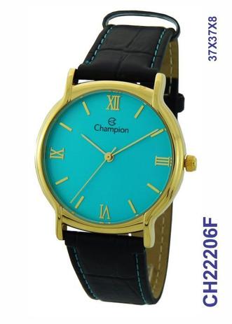 Relógio Champion Feminino CH22206F Couro Preto Dourado Azul é ruim? Relógio Champion Feminino CH22206F Couro Preto Dourado Azul é boa?