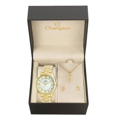 Relógio Champion Feminino CN25038W + Colar e Brincos é boa?