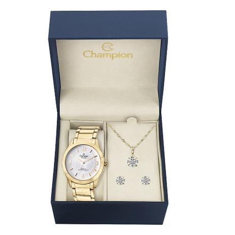 Relógio Champion Feminino CN28866B + Colar e Brincos é boa?