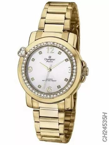 Relógio Champion Feminino Passion Dourado Ch24535h Menor preço em Relógio Champion Feminino Passion Dourado Ch24535h