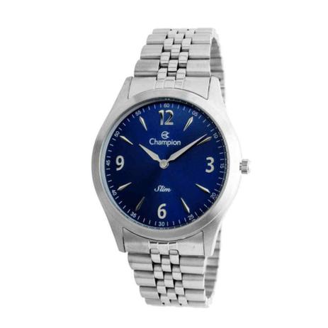 Relógio Champion Feminino Prata Ca21777f Fundo Azul Menor preço em Relógio Champion Feminino Prata Ca21777f Fundo Azul