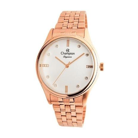 Relógio Champion Feminino Ref: Cn25841z Casual Rosé Menor preço em Relógio Champion Feminino Ref: Cn25841z Casual Rosé
