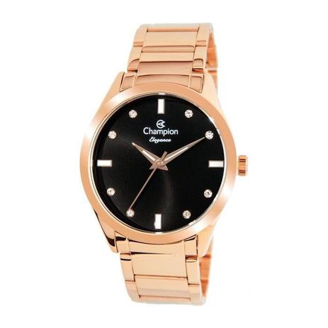 Relógio Champion Feminino Ref: Cn25930p Casual Rosé Menor preço em Relógio Champion Feminino Ref: Cn25930p Casual Rosé