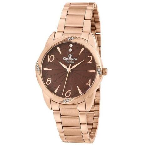 Relógio Champion Feminino Ref: Cn25967x Casual Rosé Menor preço em Relógio Champion Feminino Ref: Cn25967x Casual Rosé