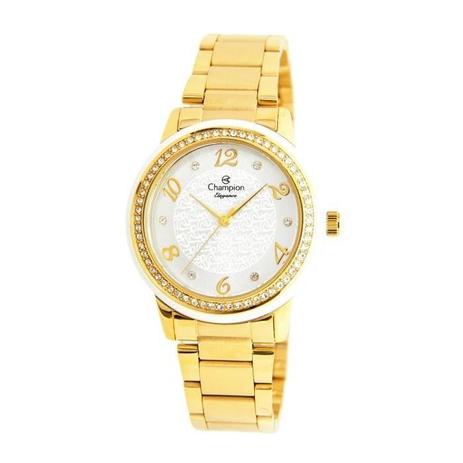 Relógio Champion Feminino Ref: Cn25994h Casual Dourado Menor preço em Relógio Champion Feminino Ref: Cn25994h Casual Dourado