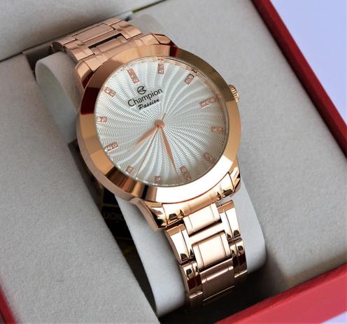Relogio champion feminino rose grande cn29276z - Relógio Feminino -  Magazine Luiza