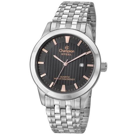 Relógio Champion Masculino Ref: Ca21302t Social Prateado Menor preço em Relógio Champion Masculino Ref: Ca21302t Social Prateado