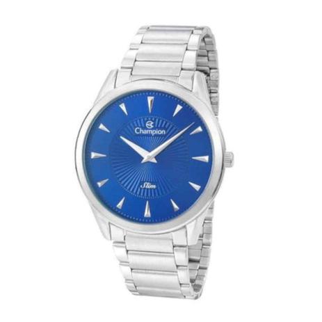Relógio Champion Masculino Slim Prateado CA21768F Menor preço em Relógio Champion Masculino Slim Prateado CA21768F