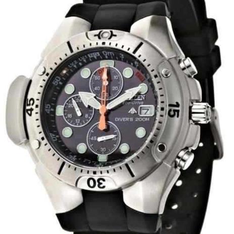 Relógio Citizen Aqualand Eco Drive Chrono - BJ2040-04E Menor preço em Relógio Citizen Aqualand Eco Drive Chrono - BJ2040-04E