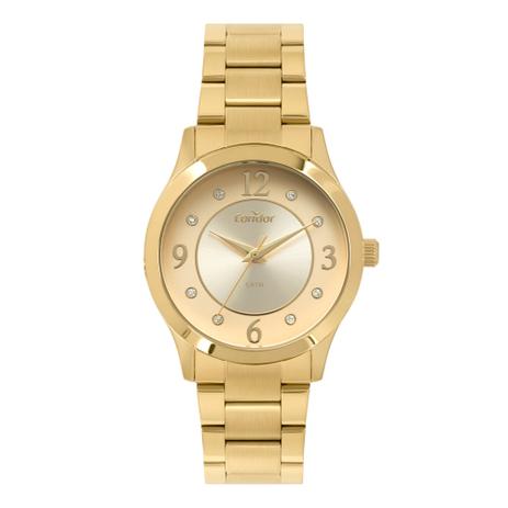 Relógio Condor Analógico Bracelete CO2036KVB4D - Dourado Menor preço em Relógio Condor Analógico Bracelete CO2036KVB4D - Dourado