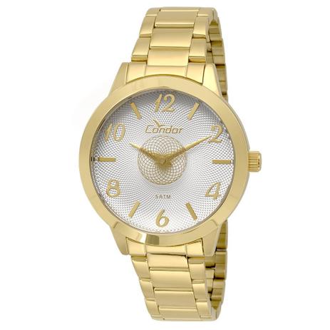 Relógio Condor Feminino Analógico Dourado CO2036KOU/4K Menor preço em Relógio Condor Feminino Analógico Dourado CO2036KOU/4K