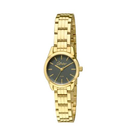 Relógio condor feminino dourado analógico Co2035kmx 4v Menor preço em Relógio condor feminino dourado analógico Co2035kmx 4v