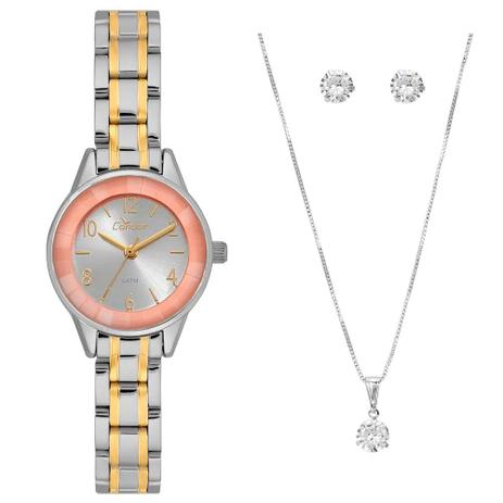 Relógio Condor Feminino Mini Bicolor - Co2035kwi/k5k Menor preço em Relógio Condor Feminino Mini Bicolor - Co2035kwi/k5k