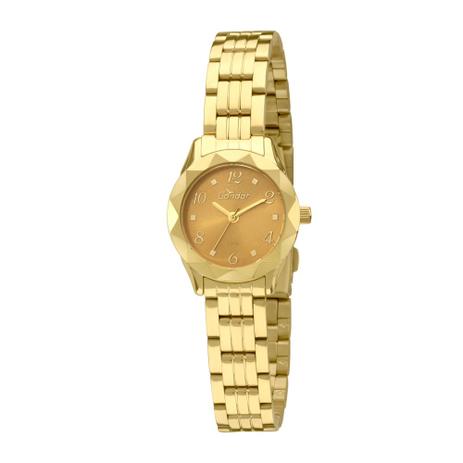 Relógio Condor Feminino Mini Co2035kpb/4l - Dourado Menor preço em Relógio Condor Feminino Mini Co2035kpb/4l - Dourado