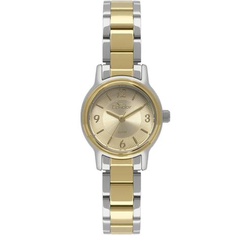 Relógio Condor Feminino Mini CO2035KYA/5D Bicolor Menor preço em Relógio Condor Feminino Mini CO2035KYA/5D Bicolor