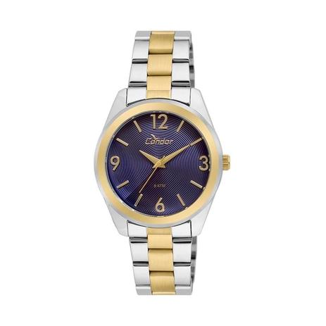 Relógio Condor Feminino Ref: Co2035ksf/5a Casual Bicolor Menor preço em Relógio Condor Feminino Ref: Co2035ksf/5a Casual Bicolor