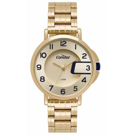 Relógio Condor Feminino Ref: Co2035mrk/4x Dourado Menor preço em Relógio Condor Feminino Ref: Co2035mrk/4x Dourado