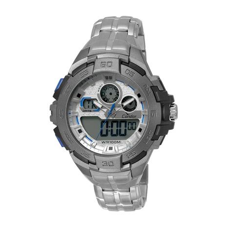 Relógio Condor Masculino AnaDigi Prata CO1154BR/3K Menor preço em Relógio Condor Masculino AnaDigi Prata CO1154BR/3K