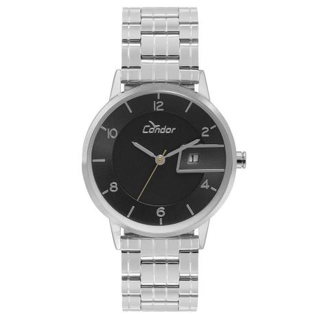 Relógio Condor Masculino Casual Metal Prata COGL10BQ/3P Menor preço em Relógio Condor Masculino Casual Metal Prata COGL10BQ/3P