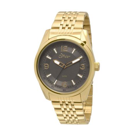 Relógio Condor Masculino Metal Co2035kqb/4c - Dourado Menor preço em Relógio Condor Masculino Metal Co2035kqb/4c - Dourado