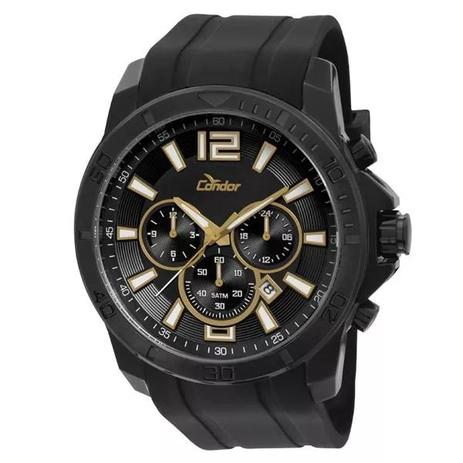 Relógio Condor Masculino Pulseira De Silicone Covd33ad/3p Menor preço em Relógio Condor Masculino Pulseira De Silicone Covd33ad/3p