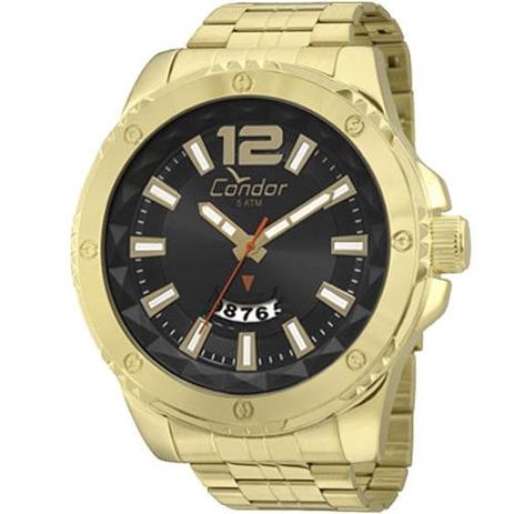 Relógio Condor Masculino Ritmo Envolvente CO2115WX/4P Dour Menor preço em Relógio Condor Masculino Ritmo Envolvente CO2115WX/4P Dour