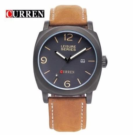 Relógio Curren 8158 Masculino Couro Pronta Entrega Menor preço em Relógio Curren 8158 Masculino Couro Pronta Entrega