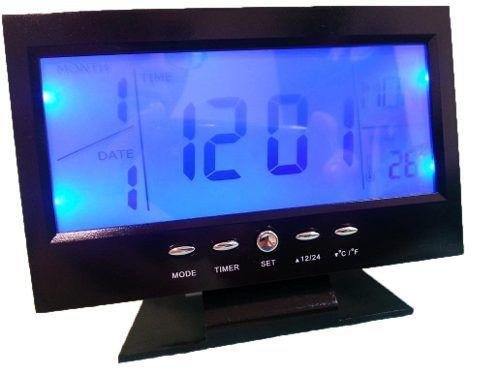 Relógio de Mesa Digital com Despertador, Temperatura, Calendário e Luz Preto 8082 - Oskn Menor preço em Relógio de Mesa Digital com Despertador, Temperatura, Calendário e Luz Preto 8082 - Oskn