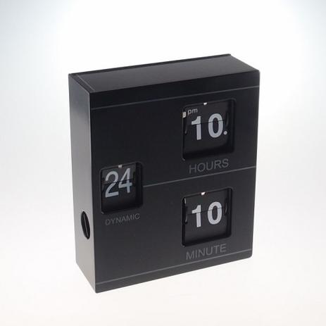 Relógio De Mesa Flip Cubos Preto Plástico 19x16 Cm - Maisaz Menor preço em Relógio De Mesa Flip Cubos Preto Plástico 19x16 Cm - Maisaz