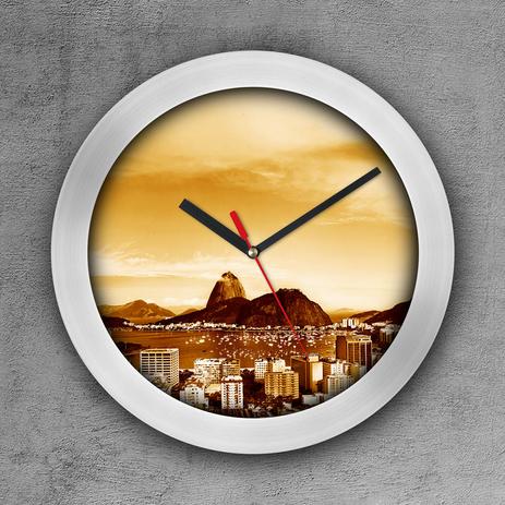 Relógio de parede decorativo, criativo e descolado Vista para o Pão de Açúcar no Rio de Janeiro, RJ - Colours creative photo decor é ruim? Relógio de parede decorativo, criativo e descolado Vista para o Pão de Açúcar no Rio de Janeiro, RJ - Colours creative photo decor é boa?