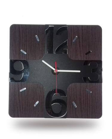 Relógio de Parede em Madeira Mdf Laminado com Números 3D em Espelhos - Decoramix é boa?