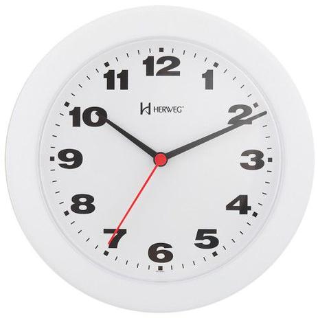 Relógio De Parede Herweg Branco Analógico 22cm - 6103 021 é boa?