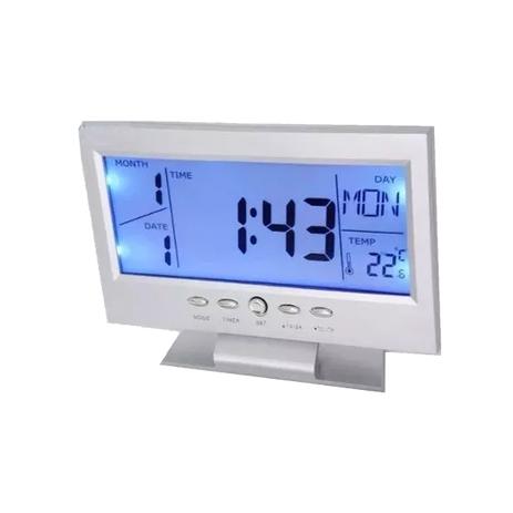 Relógio De Parede Mesa Digital Data Temperatura Alarme Pilha - Ying fa é boa?