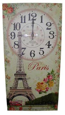 Menor preço em Relogio De Parede Paris Vintage Retro Para Decoracao (XIN-04) - Braslu