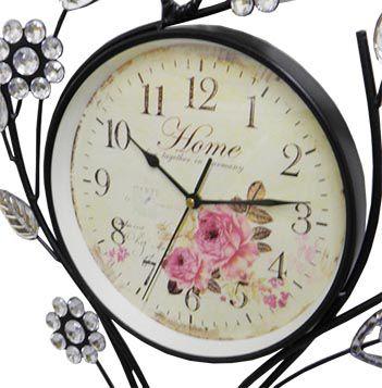 Relogio De Parede Vintage Retro Para Decoracao Flor Grande (REL-8) - Braslu é ruim? Relogio De Parede Vintage Retro Para Decoracao Flor Grande (REL-8) - Braslu é boa?